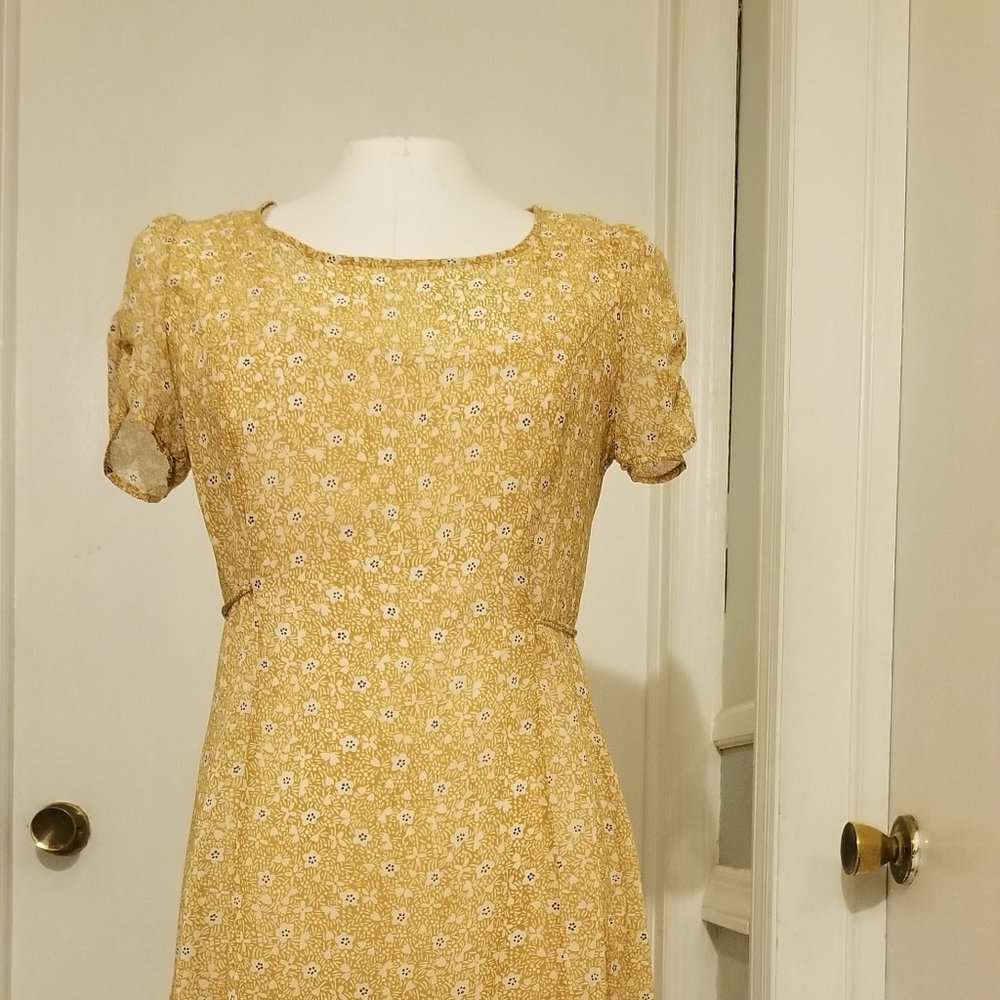 Yellow Midi Dress